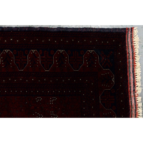 927 - Vintage fine Afghan rug, 193 x 151cm, 1950-60s