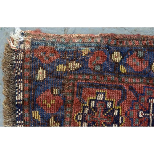 930 - Antique Khamseh tribal rug, 263 x 140cm