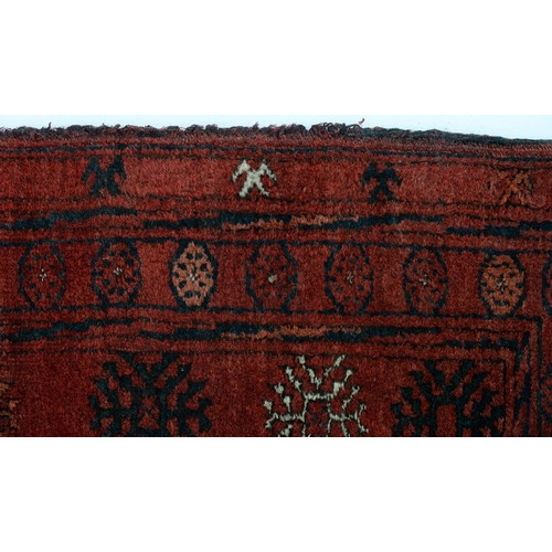 931 - Antique Afghan Bokhara rug, 192 x 102cm, early 20th century