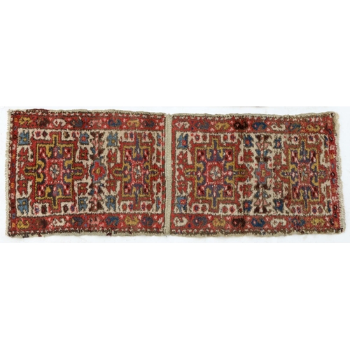 932 - Turkish Dosemealti rug and Persian Karaja mat, 130 x 74cm and 140 x 49cm (2)