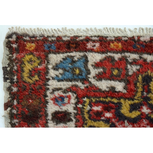 932 - Turkish Dosemealti rug and Persian Karaja mat, 130 x 74cm and 140 x 49cm (2)