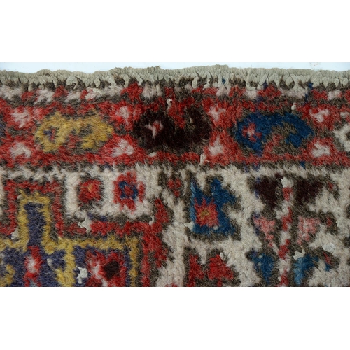 932 - Turkish Dosemealti rug and Persian Karaja mat, 130 x 74cm and 140 x 49cm (2)