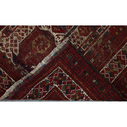 938 - Vintage Turkish flatweave and antique Afghan pictorial rug, 170 x 90cm and 104 x 75cm... 