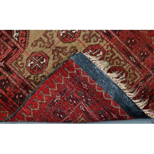 940 - Afghan Kizil Ayak prayer rug and Afghan Jam Minaret rug, 114 x 75cm and 143 x 100cm (2)... 