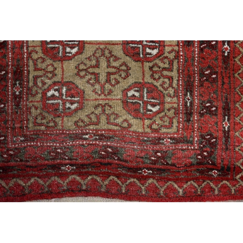 940 - Afghan Kizil Ayak prayer rug and Afghan Jam Minaret rug, 114 x 75cm and 143 x 100cm (2)... 