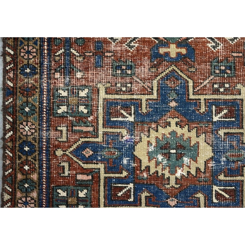 942 - Two rugs, 76 x 130cm and 109 x 106cm