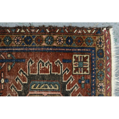 942 - Two rugs, 76 x 130cm and 109 x 106cm