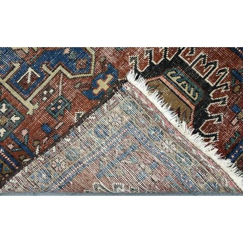 942 - Two rugs, 76 x 130cm and 109 x 106cm