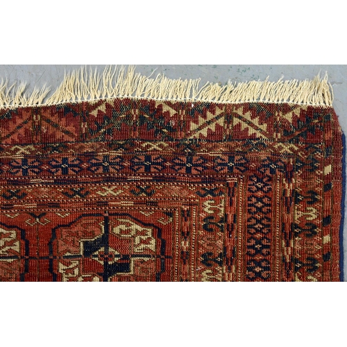 942 - Two rugs, 76 x 130cm and 109 x 106cm