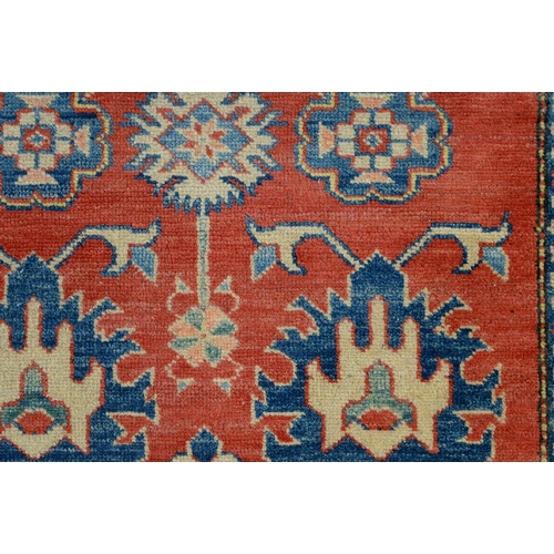 951 - An Afghan Kargai Chobi veg dyed rug, 143 x 96cm