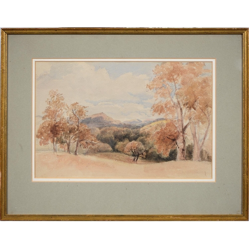 749 - Peter de Wint (1784-1849) - Park in the Lake District, watercolour, 23 x 34.5cm, General Sir Charles... 