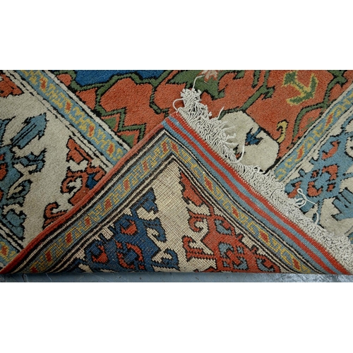 946 - A Turkish Kars Kazak carpet, 1980s, 216 x 318cm