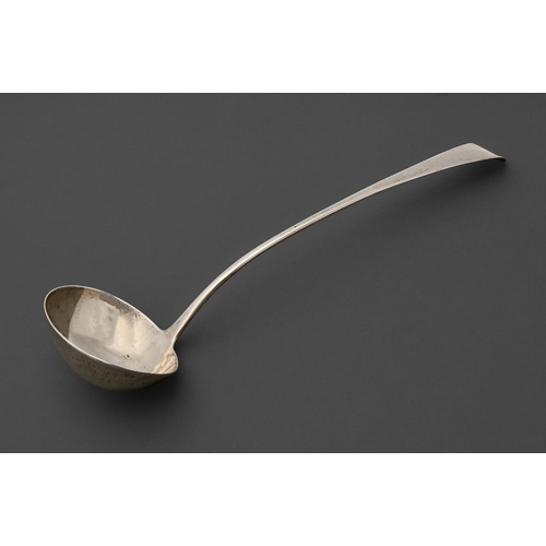 283 - A George III silver soup ladle, Old English pattern, by Thomas Wilkes Barker, London 1806, 5ozs 2dwt... 