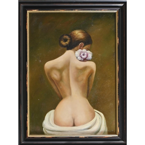 753 - Rossano Franchi, 2004 - Weeping Woman; Female Nude, two, both signed, one signed again and dated ver... 