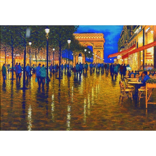 808 - * Lawes - Paris, two, both signed and dated '02, pastel, 45 x 67cm and circa (2)