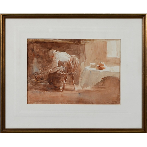 829 - William Frederick Measom (1875-1946) The Frugal Meal, signed, watercolour, 24 x 35cm... 