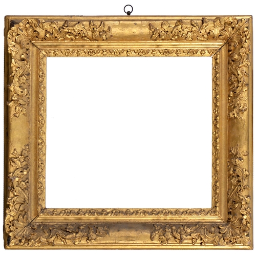 847 - Picture frame. A Victorian giltwood panel frame, sight 40 x 36.5cm; 60 x 56cm