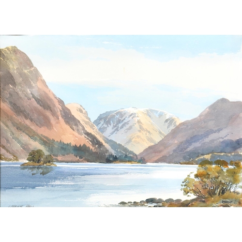 868 - Edward Grieg Hall (1929-2017) - Ullswater from Glencoyne, signed, further inscribed, titled and date... 