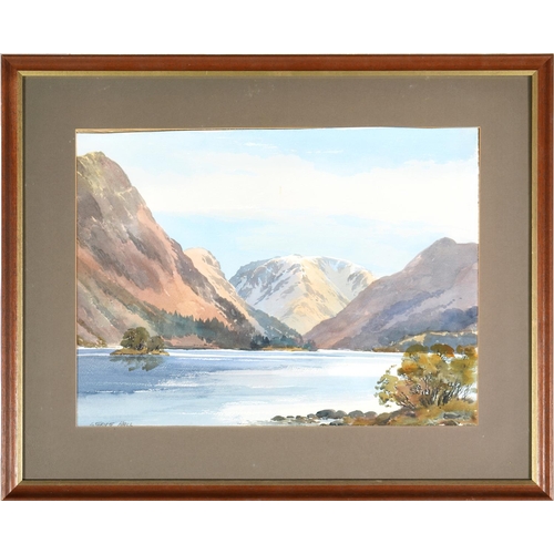 868 - Edward Grieg Hall (1929-2017) - Ullswater from Glencoyne, signed, further inscribed, titled and date... 