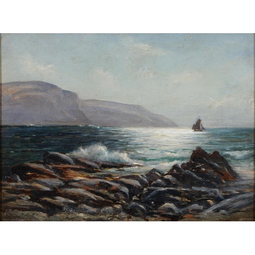 889 - Arthur Cox, 19th c - Spring Breeze & Squally, Garwick Bay, Isle of Man; Summer Morning, Spanish ... 