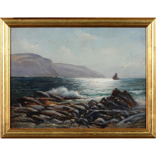 889 - Arthur Cox, 19th c - Spring Breeze & Squally, Garwick Bay, Isle of Man; Summer Morning, Spanish ... 