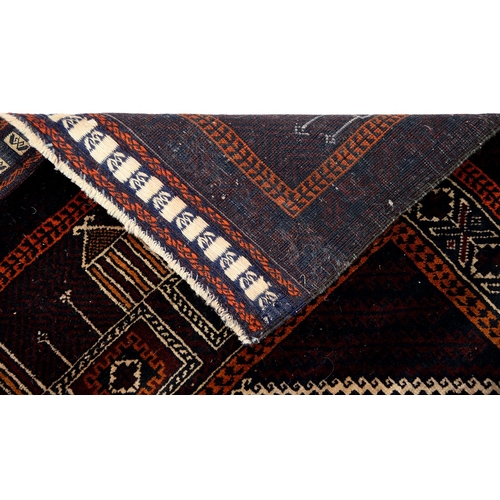 931 - An Afghan prayer rug, 130 x 79cm