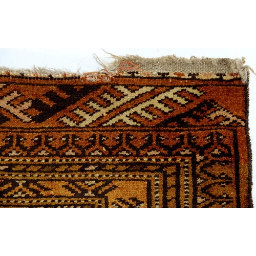 936 - A Baluch bag, 76 x 79cm, an Afghan mat, 64 x 57cm, a Luristan bag (opened out) 94 x 57cm and a Persi... 