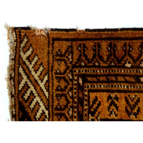 936 - A Baluch bag, 76 x 79cm, an Afghan mat, 64 x 57cm, a Luristan bag (opened out) 94 x 57cm and a Persi... 