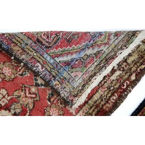 958 - Two Persian mats, 86 x 63cm and 80 x 56cm