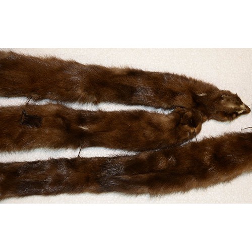 1176 - Vintage clothing. A quantity of fur  stoles, etc