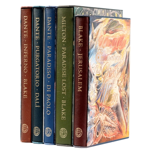 116 - Folio Society. Dante & Cary (Henry Francis, translator), The Divine Comedy, three-volume set: Bl... 