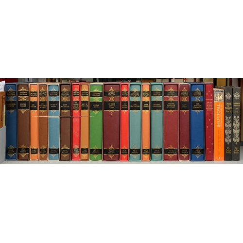 128 - Folio Society. Trollope (Anthony), 41 volumes of works, various dates, original decorative part-clot... 