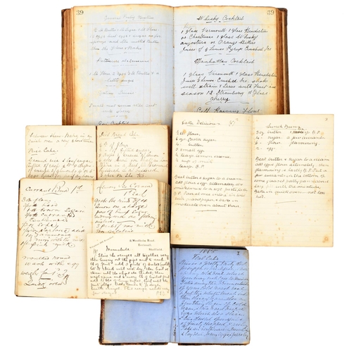 387 - Cookery. A manuscript receipt book, E.B., n.d. [late 19th/early 20th c], [xxii] (contents), 81pp, pa... 