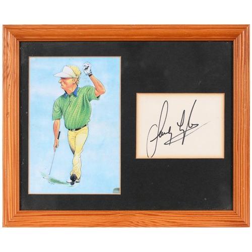 398 - Golf. After John Ireland (b.1949), a set of five caricatures, comprising Peter Alliss, Tony Jacklin,... 