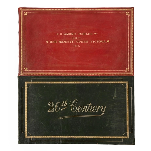 417 - Newspapers. Diamond Jubilee of Her Majesty Queen Victoria, 1897, a finely bound collection of 12 new... 