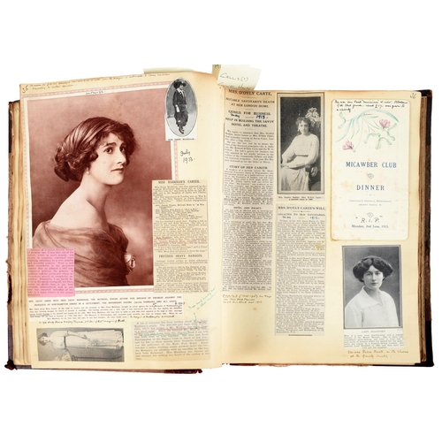 435 - Three folio scrapbooks compiled by the stockbroker James Kenrick Edward (b. 1859), dated 1886-1941, ... 