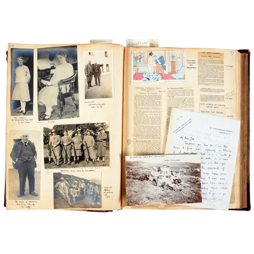 435 - Three folio scrapbooks compiled by the stockbroker James Kenrick Edward (b. 1859), dated 1886-1941, ... 