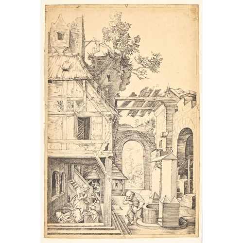 450 - Albrecht Dürer (1471-1528) - The Nativity, monogrammed AD and dated ?1504/9 within the plate, but pr... 