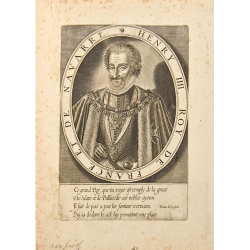 454 - Henry IV of France (1553-1610), an album of approx. 60 Old Master and other prints, 17th c and later... 