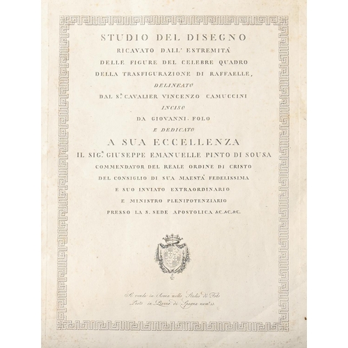 457 - Old Masters. Studio del Disegno ricavato dall'extremita delle figure del celebre quadro della trasfi... 