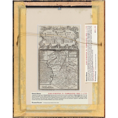 485 - William Kip (act. 1588-1635) after John Norden (1546-1625) - Hertfordshire, double-page county map, ... 