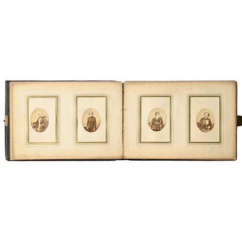 490 - A mid-Victorian photograph album, c. 1855-60, illustrated with 63 prints after original photographs ... 