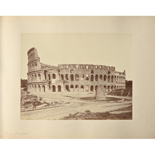 498 - Giorgio Sommer and other photographers - A Victorian album of photographs of Italy, 68, albumen prin... 