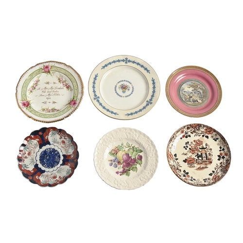 564 - Miscellaneous 19th c and later ceramics, including a Paladin china part dessert service decorated wi... 