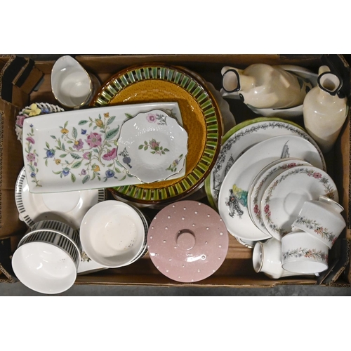 591 - Miscellaneous ceramics, including toby jugs, Paragon and other tea ware