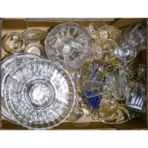 595 - Miscellaneous cut and other glassware