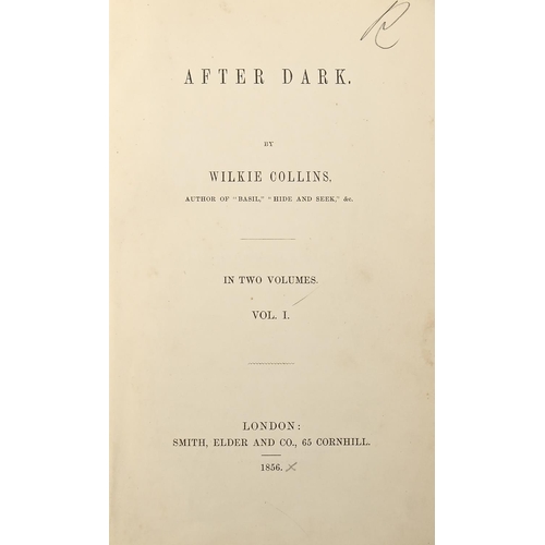 74 - Collins (Wilkins), After Dark, two-volume set, first edition thus, London: Smith, Elder and Co., 185... 