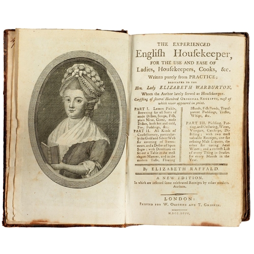 85 - Cookery. Raffald (Elizabeth), The Experienced English Housekeeper, eleventh edition,London: Printed ... 