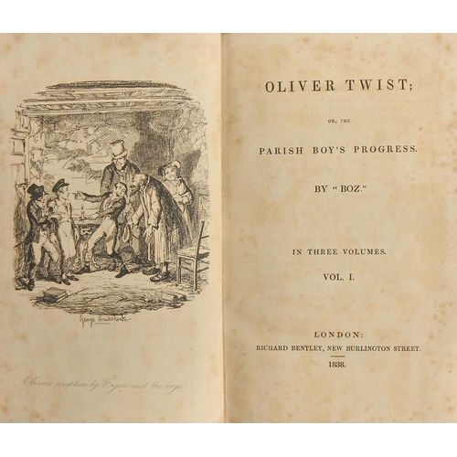 96 - Dickens (Charles), Oliver Twist; or, the Parish Boy's Progress, by 