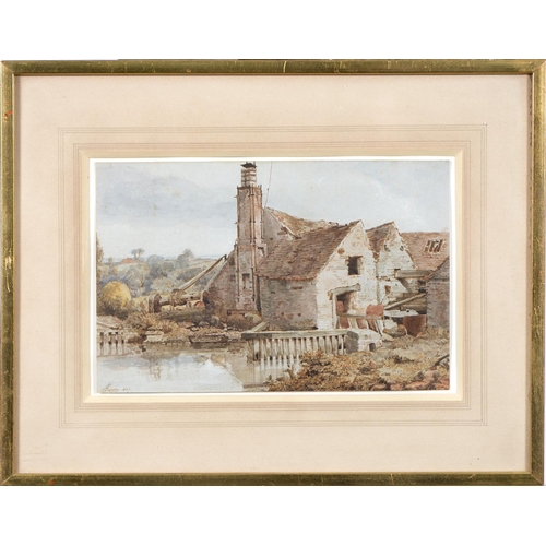 889 - The Hon Charlotte Anne Legge (1789-1877) – A Mill by Watergates; A Watermill, two, one signed and da... 